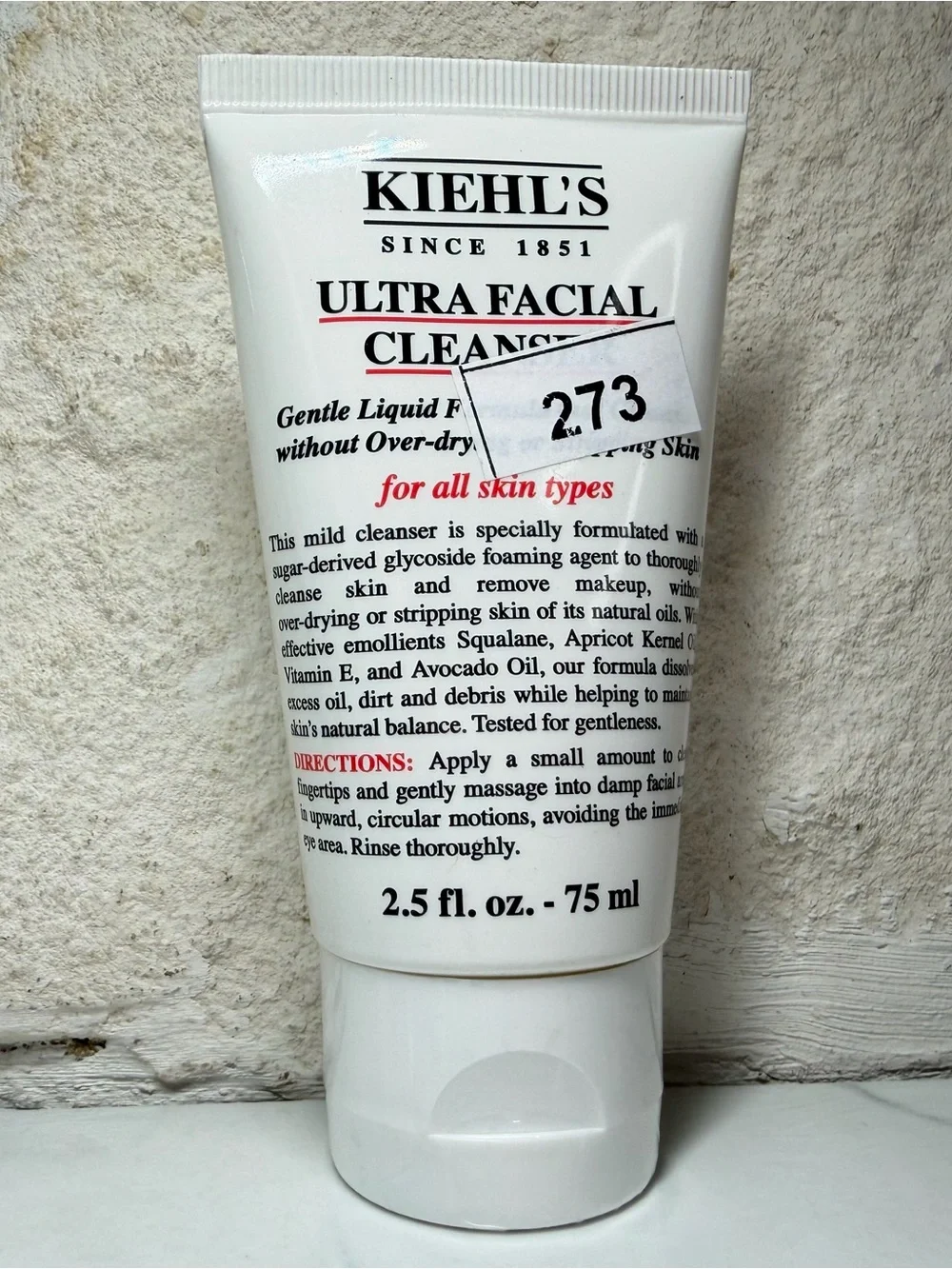 ⭐ KIEHL’S ULTRA FACIAL CLEANSER ⭐ Travel Size 2.5 oz